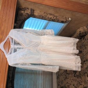 Small white beach dress